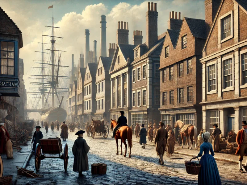 Chatham, England in the 1800s