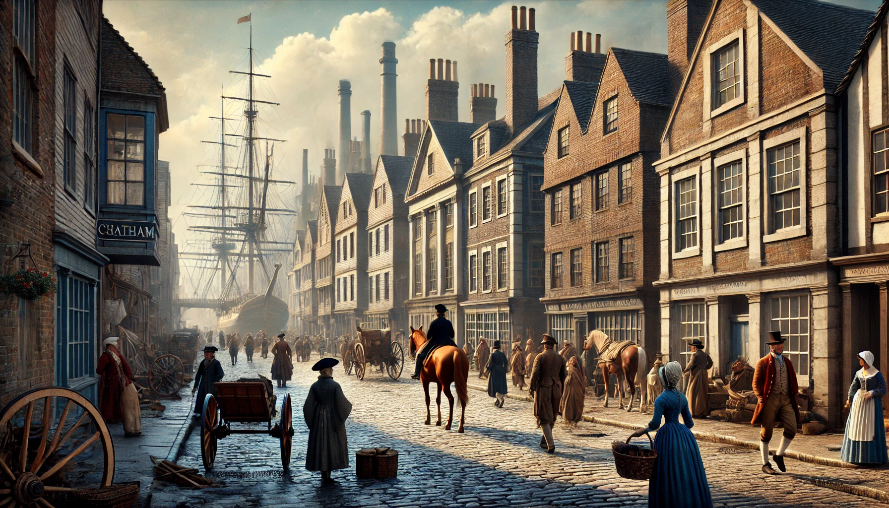 Chatham, England in the 1800s