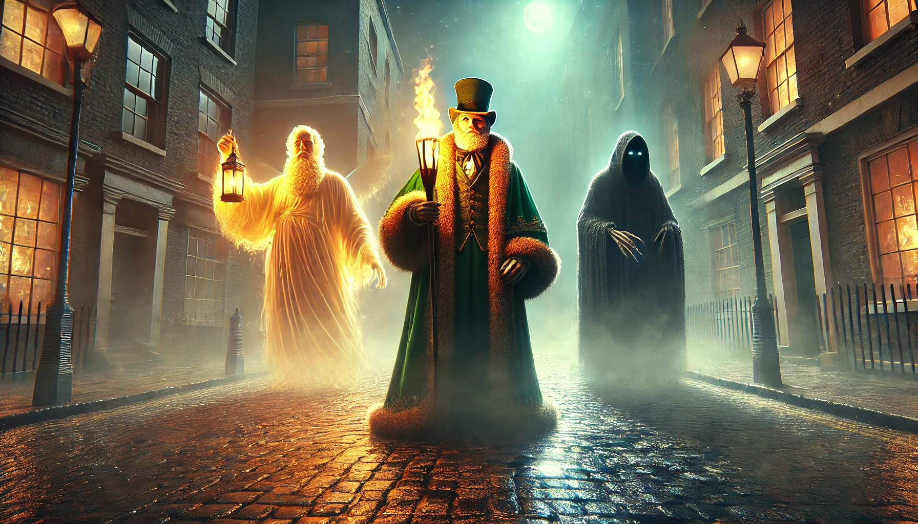 The Three Ghosts of "A Christmas Carol"